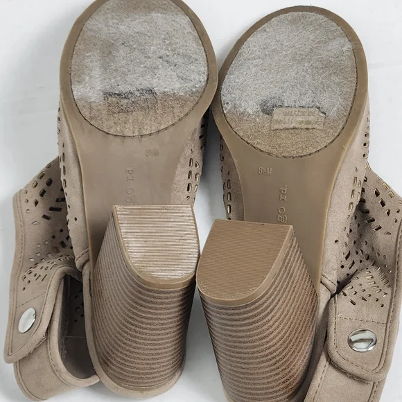 Indigo Rd. Irparca Open-Toe Punched Slingback Block Heel Sandals Size 8.5 US - Picture 8 of 9